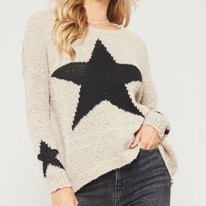 Star Knit Sweater